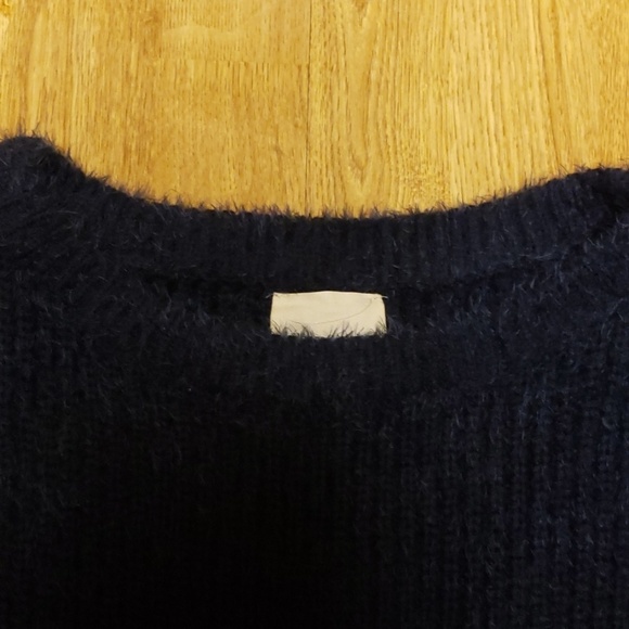 UO Silence + Noise fuzzy navy sweater dress XS - Picture 3 of 3